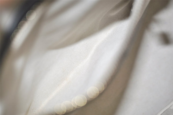 Authentic Louis Vuitton Monogram Mini Josephine GM Hand Bag Blue M92211 LV 4535K