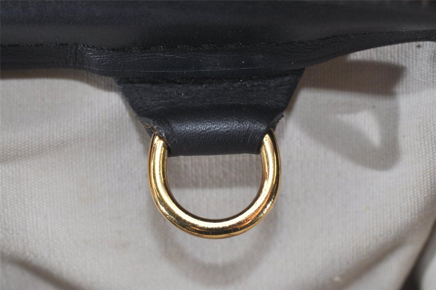 Authentic Louis Vuitton Monogram Mini Josephine GM Hand Bag Blue M92211 LV 4535K