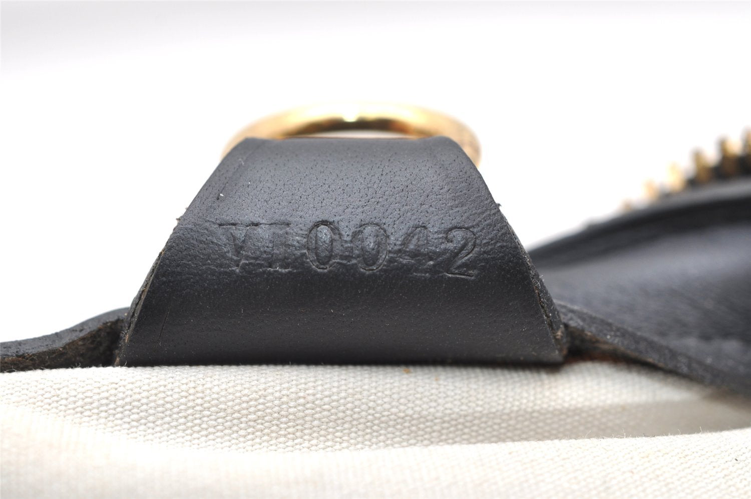 Authentic Louis Vuitton Monogram Mini Josephine GM Hand Bag Blue M92211 LV 4535K