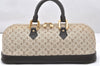 Auth Louis Vuitton Monogram Mini Alma Ron Hand Bag Khaki Beige M92206 LV 4536K