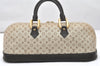 Auth Louis Vuitton Monogram Mini Alma Ron Hand Bag Khaki Beige M92206 LV 4536K