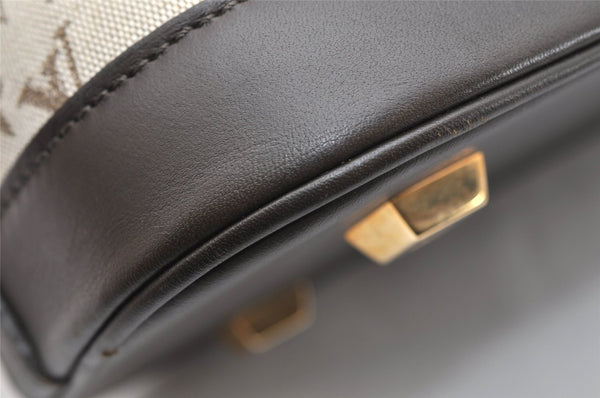 Auth Louis Vuitton Monogram Mini Alma Ron Hand Bag Khaki Beige M92206 LV 4536K