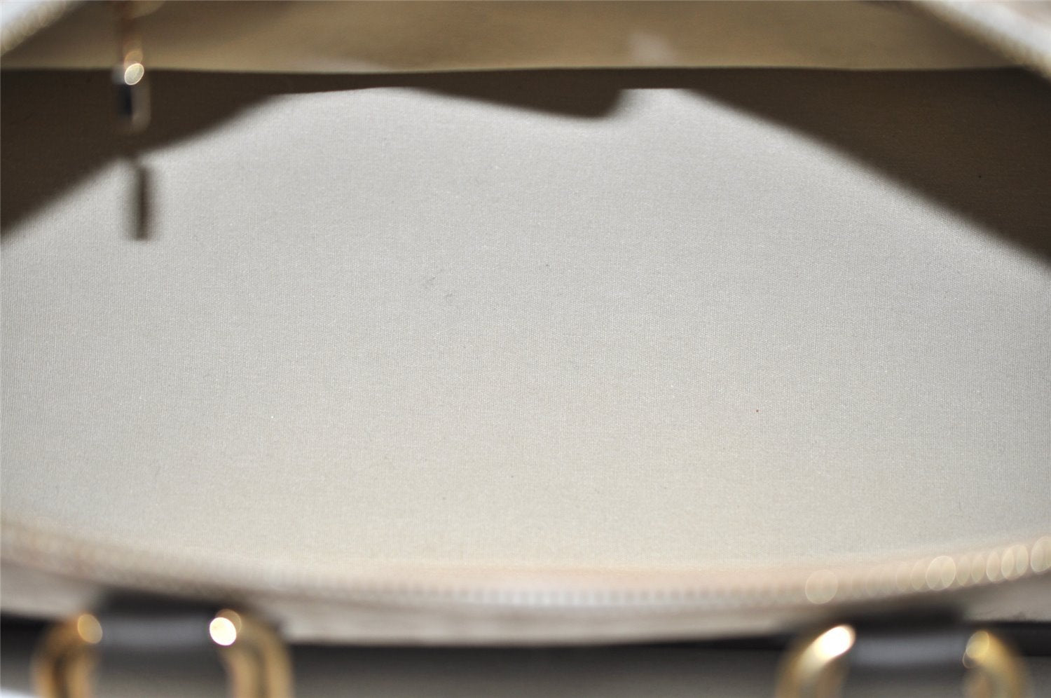 Auth Louis Vuitton Monogram Mini Alma Ron Hand Bag Khaki Beige M92206 LV 4536K