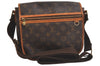Auth Louis Vuitton Monogram Messenger Bosphore PM Shoulder Bag M40106 LV 4537K