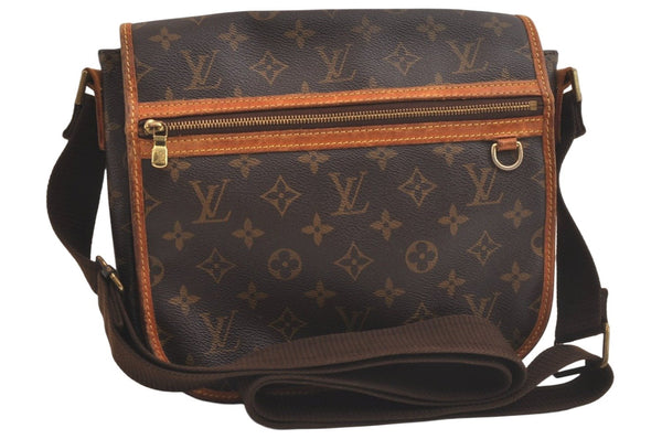Auth Louis Vuitton Monogram Messenger Bosphore PM Shoulder Bag M40106 LV 4537K
