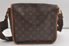 Auth Louis Vuitton Monogram Messenger Bosphore PM Shoulder Bag M40106 LV 4537K