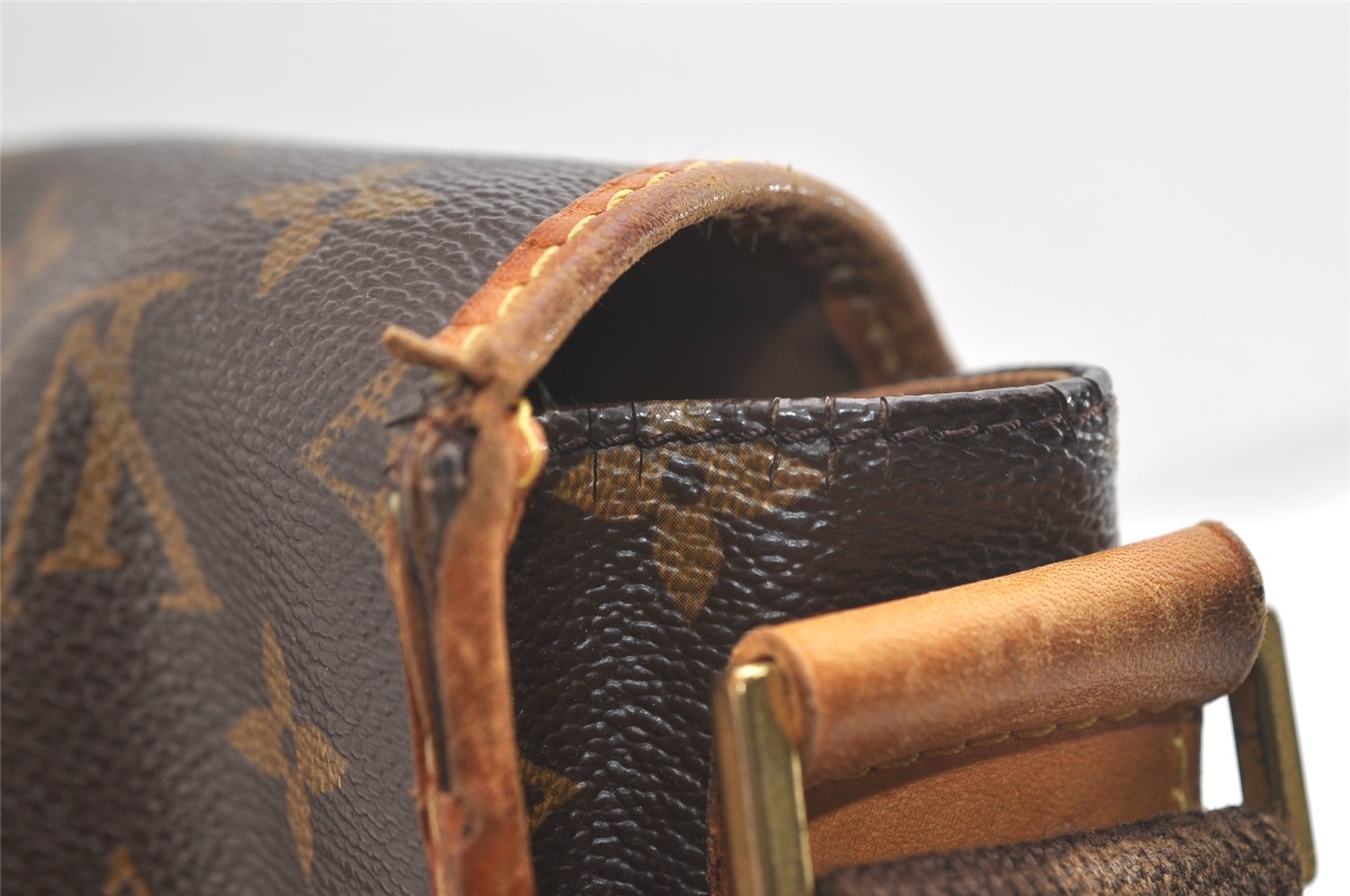 Auth Louis Vuitton Monogram Messenger Bosphore PM Shoulder Bag M40106 LV 4537K