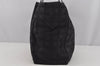 Authentic CHANEL New Travel Line Shoulder Tote Bag Nylon Leather Black 4538J