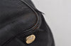 Authentic CHANEL New Travel Line Shoulder Tote Bag Nylon Leather Black 4538J