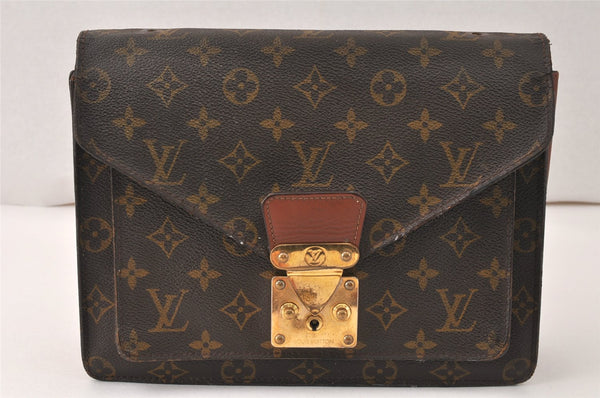 Authentic Louis Vuitton Monogram Monceau 2Way Hand Bag M51187 Junk 4538K