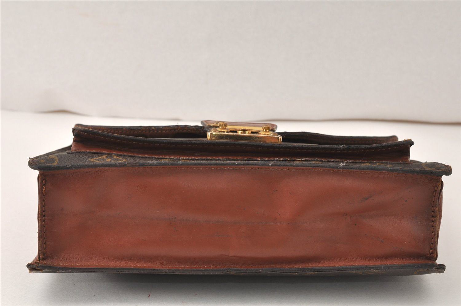 Authentic Louis Vuitton Monogram Monceau 2Way Hand Bag M51187 Junk 4538K