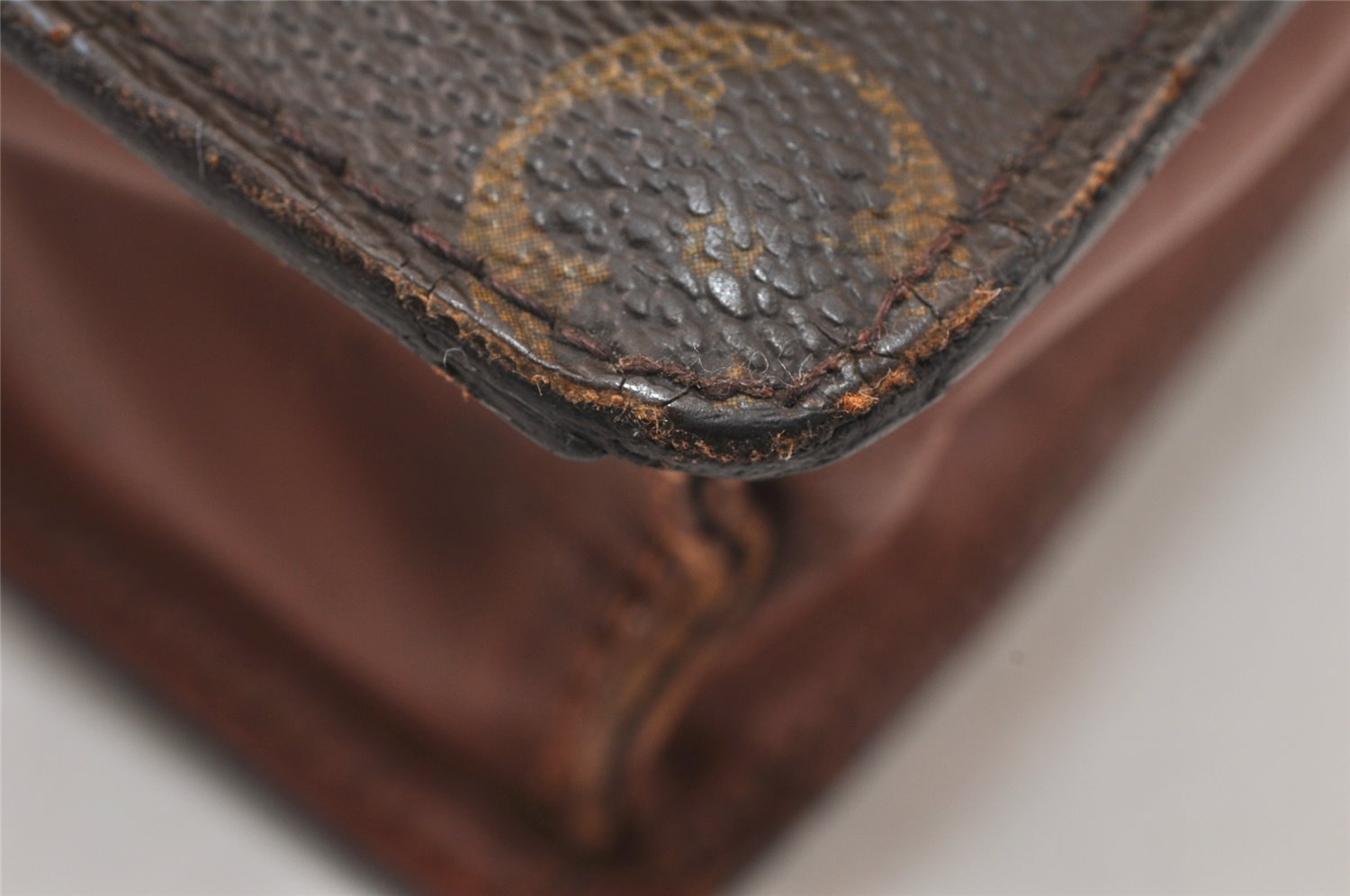 Authentic Louis Vuitton Monogram Monceau 2Way Hand Bag M51187 Junk 4538K