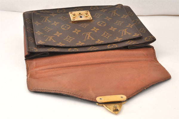 Authentic Louis Vuitton Monogram Monceau 2Way Hand Bag M51187 Junk 4538K