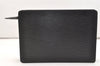 Authentic Louis Vuitton Epi Pochette Homme Clutch Hand Bag Black M52522 LV 4539J