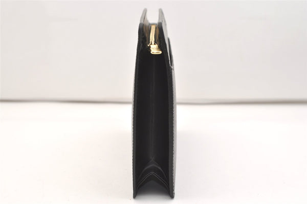Authentic Louis Vuitton Epi Pochette Homme Clutch Hand Bag Black M52522 LV 4539J
