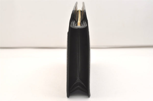 Authentic Louis Vuitton Epi Pochette Homme Clutch Hand Bag Black M52522 LV 4539J