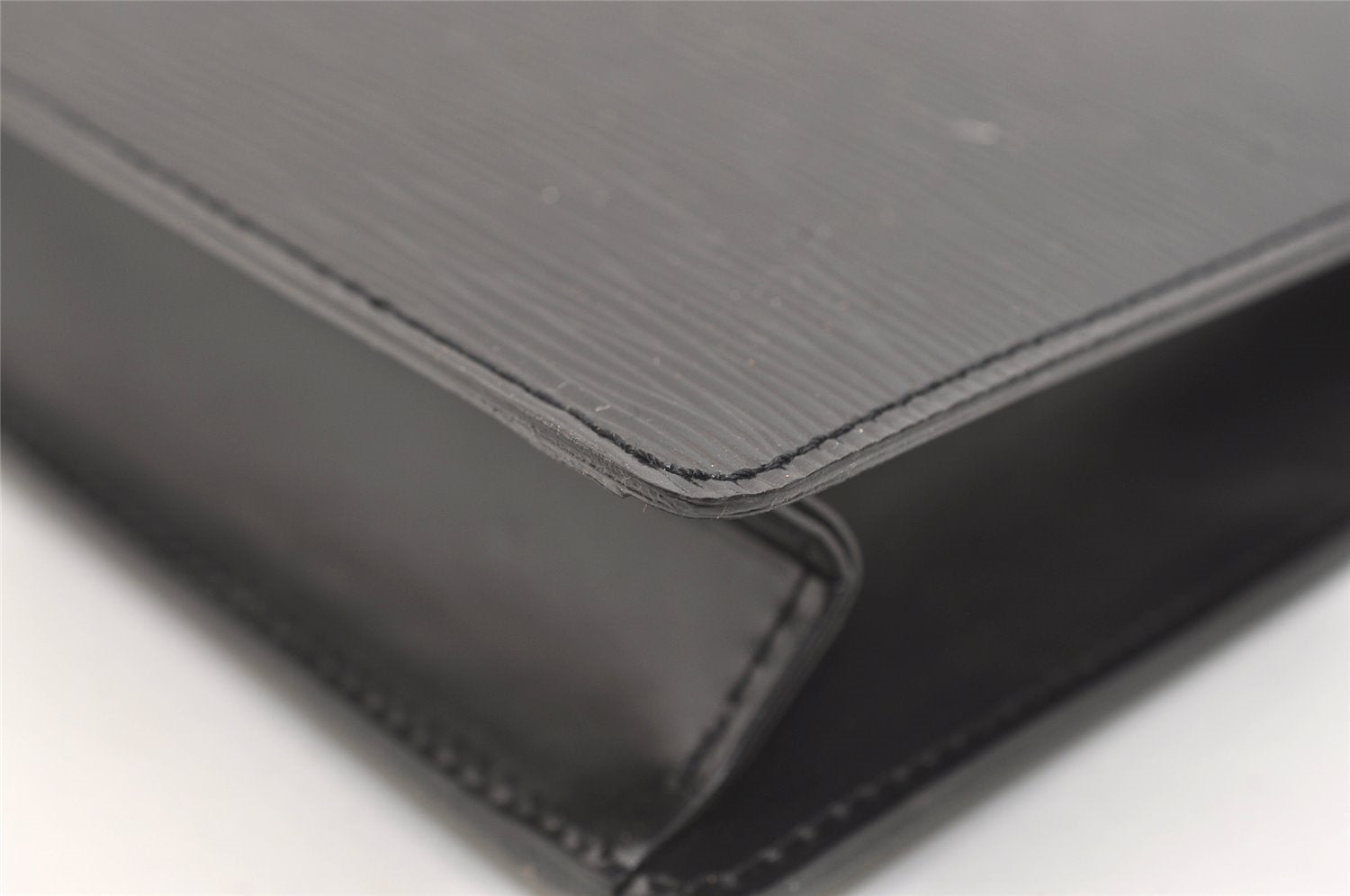 Authentic Louis Vuitton Epi Pochette Homme Clutch Hand Bag Black M52522 LV 4539J