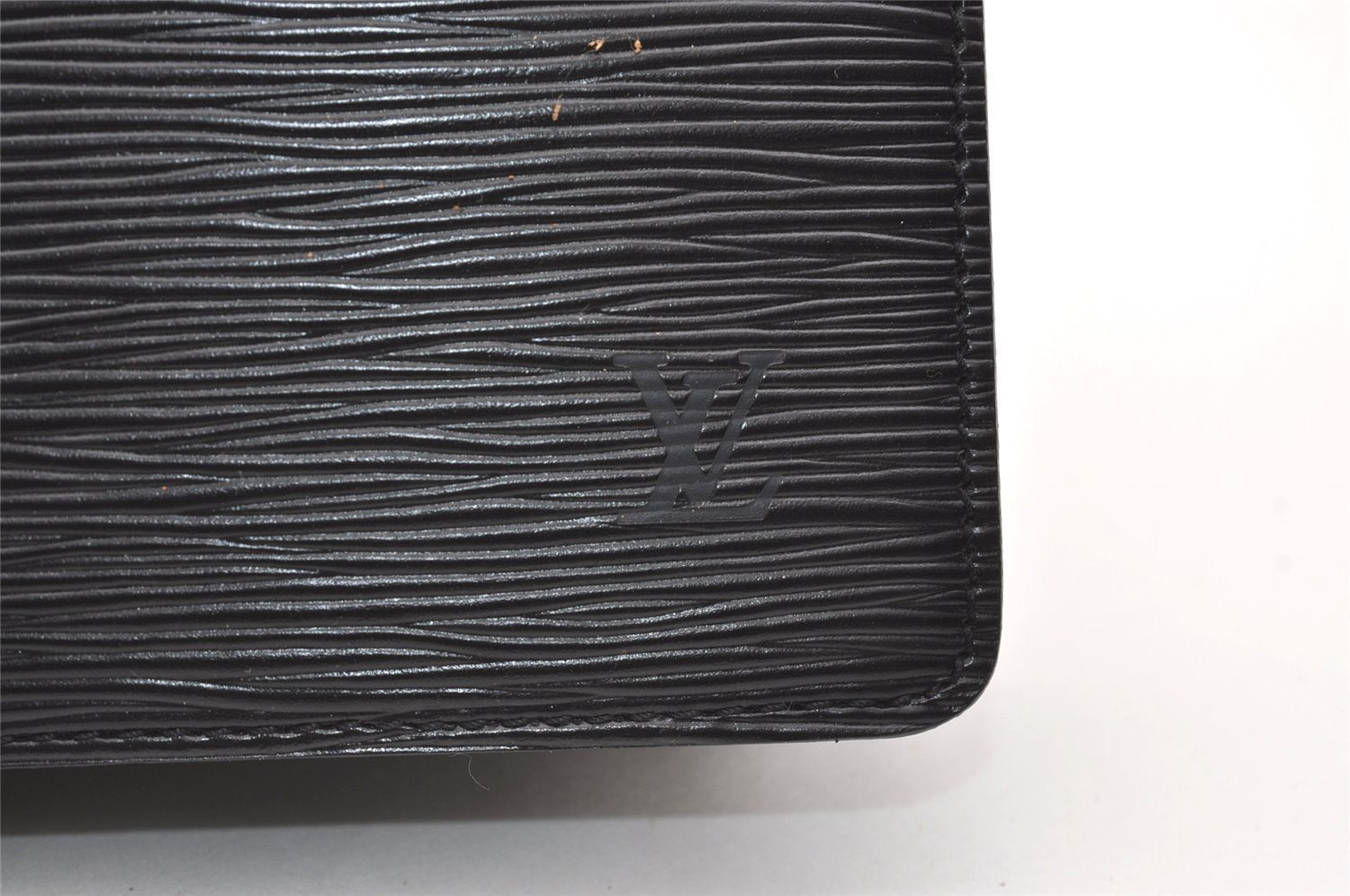 Authentic Louis Vuitton Epi Pochette Homme Clutch Hand Bag Black M52522 LV 4539J