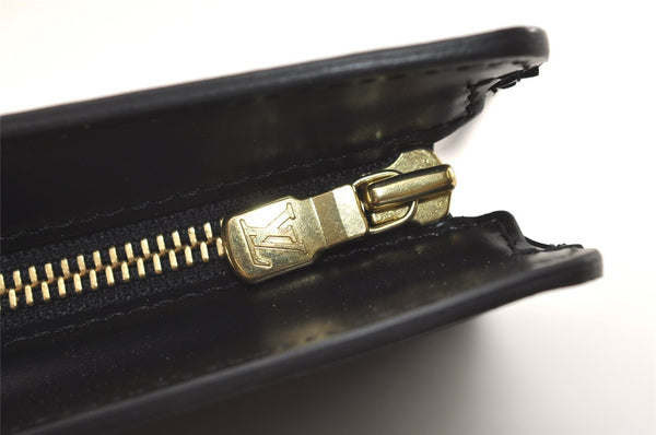 Authentic Louis Vuitton Epi Pochette Homme Clutch Hand Bag Black M52522 LV 4539J