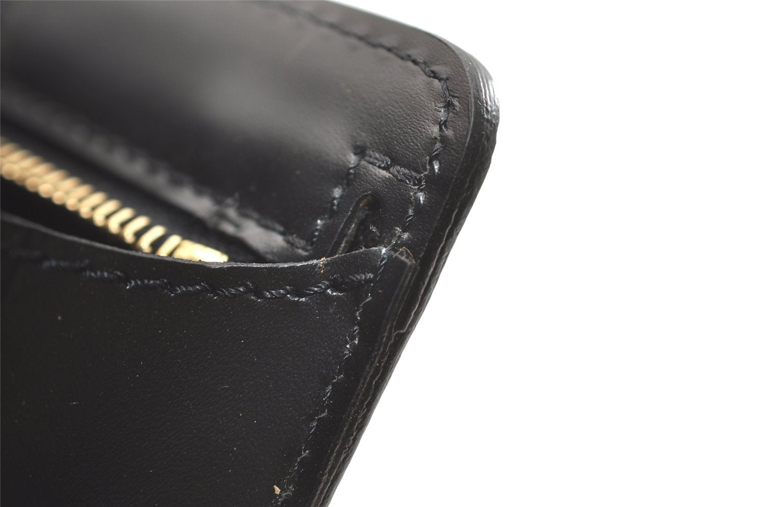 Authentic Louis Vuitton Epi Pochette Homme Clutch Hand Bag Black M52522 LV 4539J