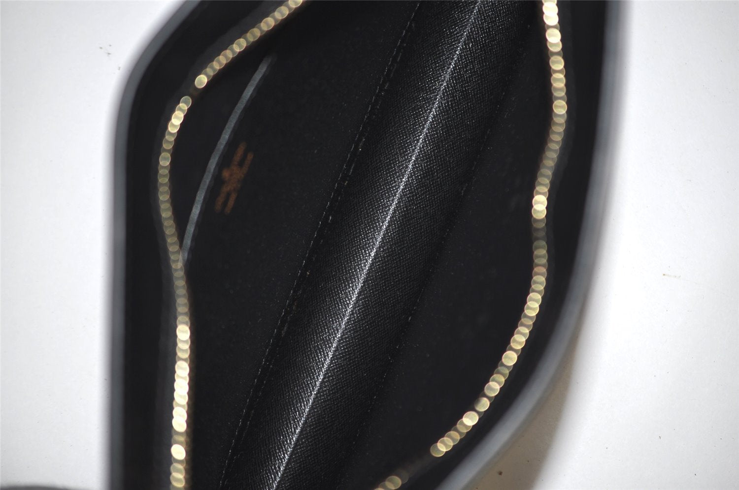 Authentic Louis Vuitton Epi Pochette Homme Clutch Hand Bag Black M52522 LV 4539J