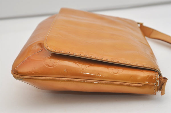 Auth Louis Vuitton Vernis Thompson Street Shoulder Bag Yellow M91008 Junk 4540J