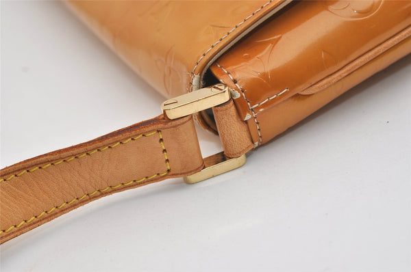 Auth Louis Vuitton Vernis Thompson Street Shoulder Bag Yellow M91008 Junk 4540J