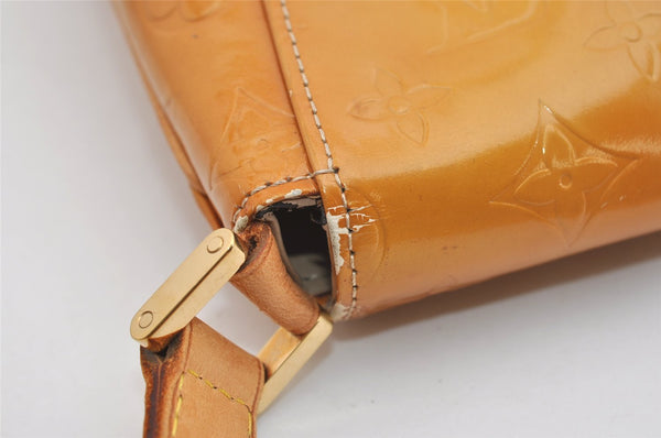 Auth Louis Vuitton Vernis Thompson Street Shoulder Bag Yellow M91008 Junk 4540J