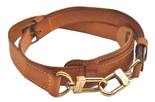 Authentic Louis Vuitton Leather Shoulder Strap Beige 41.1-48" LV 4540K