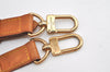 Authentic Louis Vuitton Leather Shoulder Strap Beige 41.1-48" LV 4540K