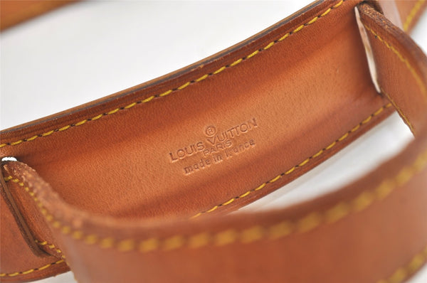 Authentic Louis Vuitton Leather Shoulder Strap Beige 41.1-48" LV 4540K