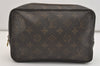 Auth Louis Vuitton Monogram Trousse Toilette 23 Clutch Hand Bag M47524 LV 4541J
