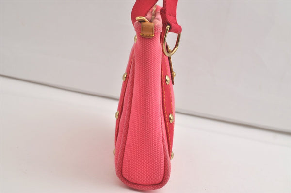 Authentic Louis Vuitton Antigua Cabas PM Hand Bag Pink M40088 LV 4541K