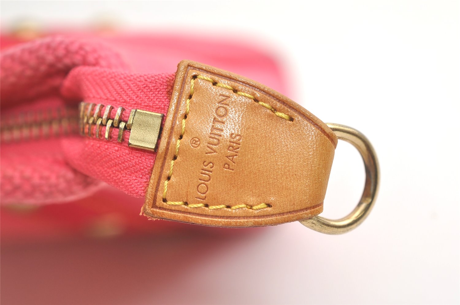 Authentic Louis Vuitton Antigua Cabas PM Hand Bag Pink M40088 LV 4541K