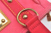 Authentic Louis Vuitton Antigua Cabas PM Hand Bag Pink M40088 LV 4541K