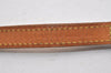 Authentic Louis Vuitton Leather Shoulder Strap Beige 41.9-48.6" LV 4542I