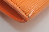 Authentic Louis Vuitton Epi Pochette Accessoires Pouch Orange M5294H LV 4542J