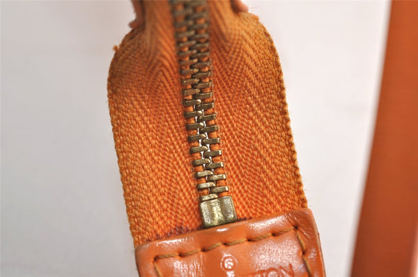 Authentic Louis Vuitton Epi Pochette Accessoires Pouch Orange M5294H LV 4542J