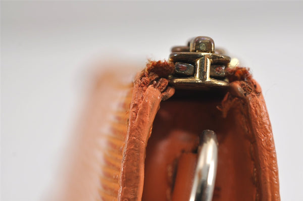 Authentic Louis Vuitton Epi Pochette Accessoires Pouch Orange M5294H LV 4542J