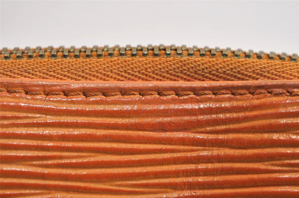 Authentic Louis Vuitton Epi Pochette Accessoires Pouch Orange M5294H LV 4542J