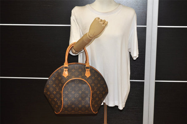 Authentic Louis Vuitton Monogram Ellipse MM Hand Bag M51126 LV 4542K