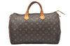 Authentic Louis Vuitton Monogram Speedy 35 Hand Boston Bag M41524 LV 4543K