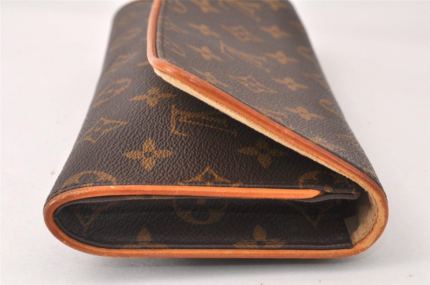 Authentic Louis Vuitton Monogram Pochette Twin GM Shoulder Bag M51852 LV 4544K