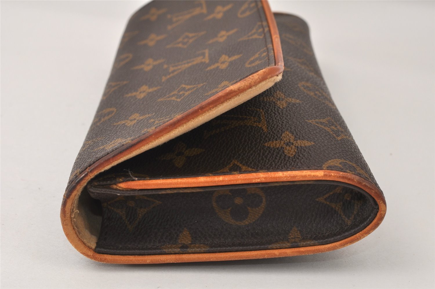 Authentic Louis Vuitton Monogram Pochette Twin GM Shoulder Bag M51852 LV 4544K
