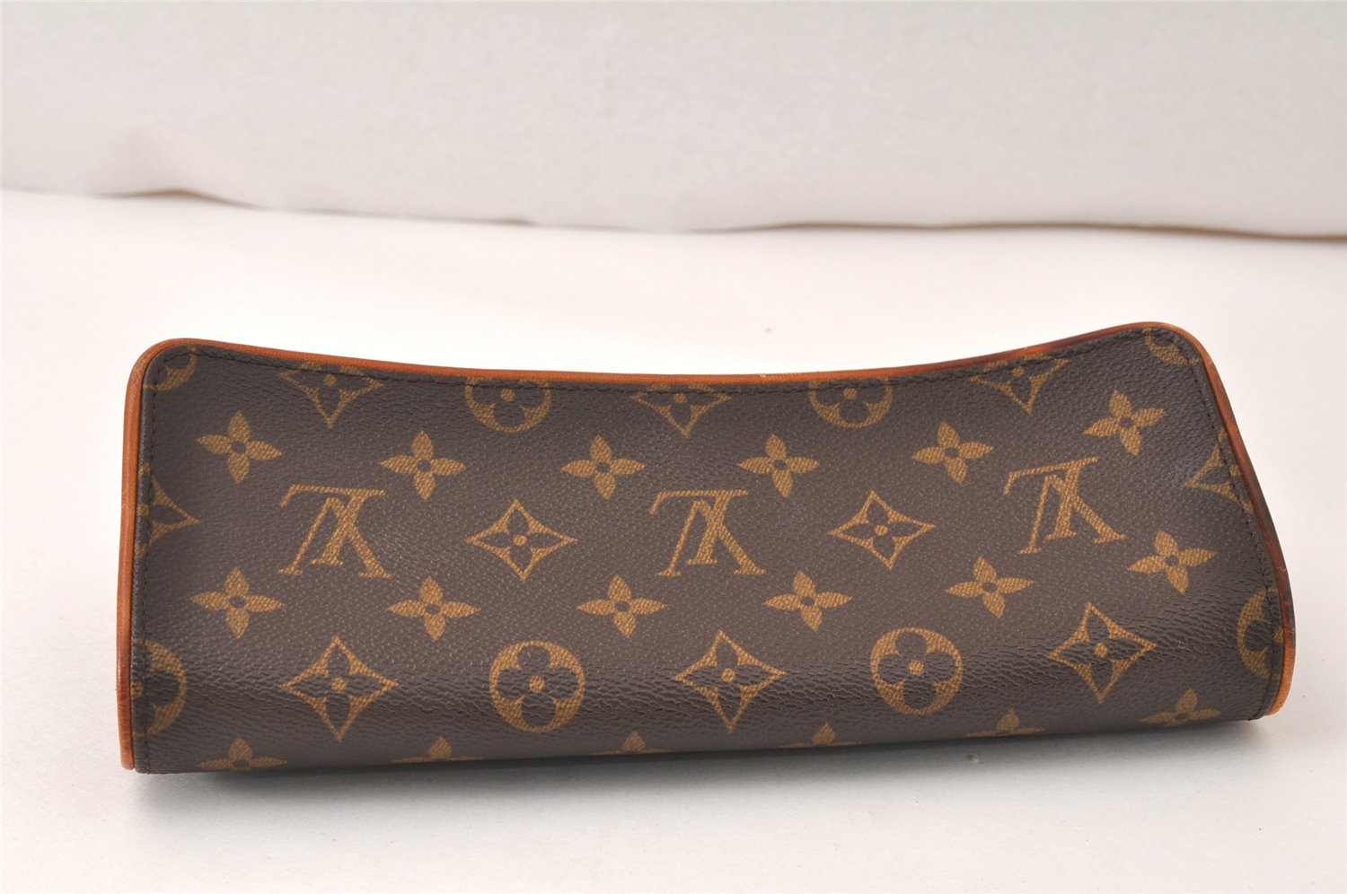 Authentic Louis Vuitton Monogram Pochette Twin GM Shoulder Bag M51852 LV 4544K