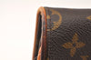 Authentic Louis Vuitton Monogram Pochette Twin GM Shoulder Bag M51852 LV 4544K