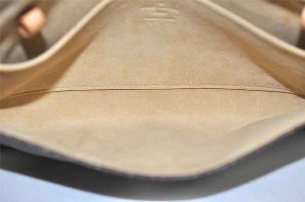 Authentic Louis Vuitton Monogram Pochette Twin GM Shoulder Bag M51852 LV 4544K