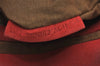 Authentic FENDI Zucca Etniko Shoulder Hand Bag Canvas Leather Brown 4546I
