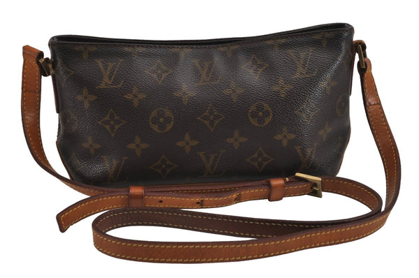Authentic Louis Vuitton Monogram Trotteur Shoulder Cross Bag M51240 Junk 4546J