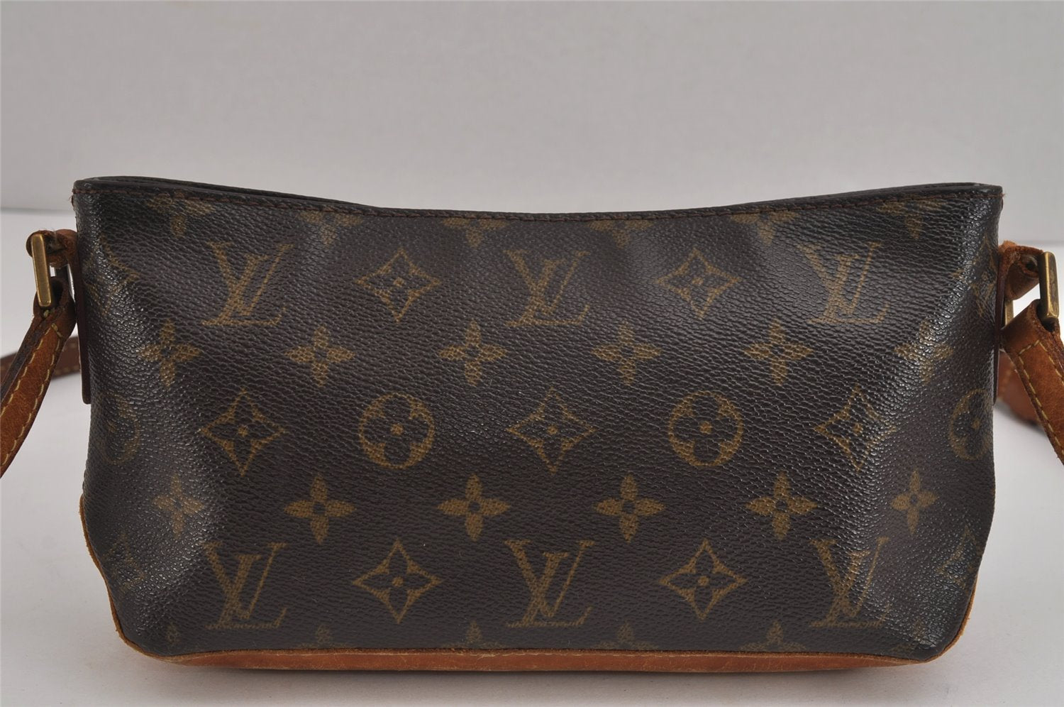 Authentic Louis Vuitton Monogram Trotteur Shoulder Cross Bag M51240 Junk 4546J